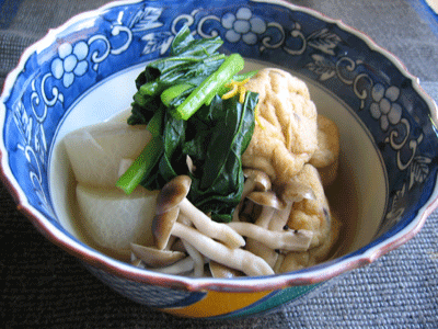 がんもどきと大根の煮物