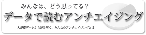 データで読むアンチエイジングとは？